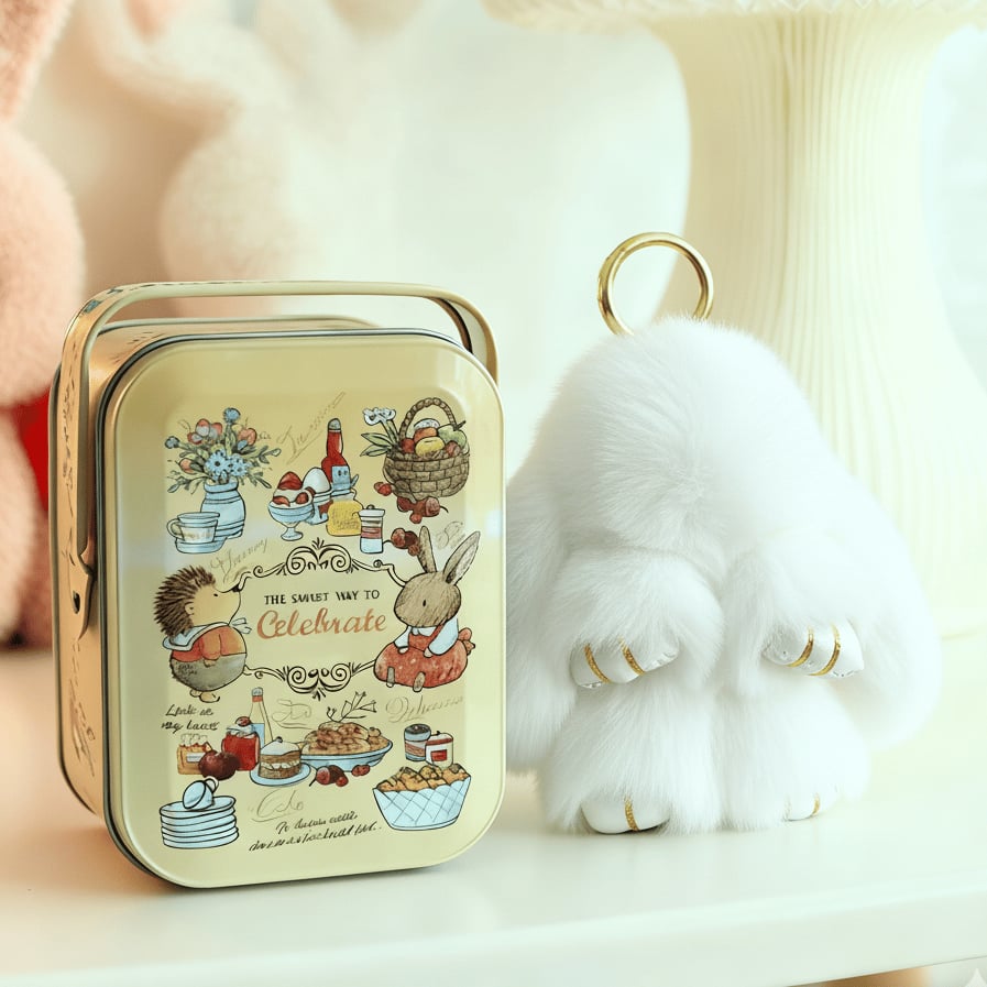 🐰 Ručne vyrábané mäkké zajačie bambulkové ozdoby