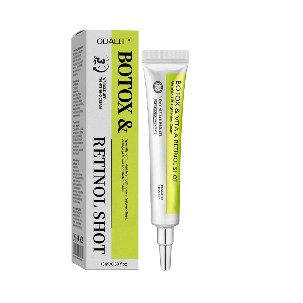 [🔥Posledný deň so 70% zľavou] ODALIT™ Botox a retinolový injekcia - redukuje hlboké vrásky, ochabnuté líce a opuchnuté oči