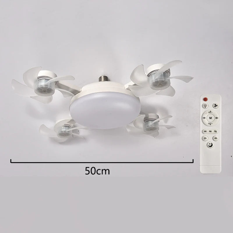🌀 50 % popust💥Stropni ventilator z LED-svetilko in daljinskim upravljalnikom