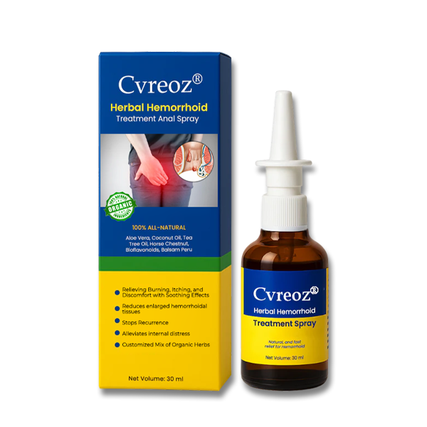 Cvreoz® Bylinný sprej na liečbu hemoroidov v análnom spreji