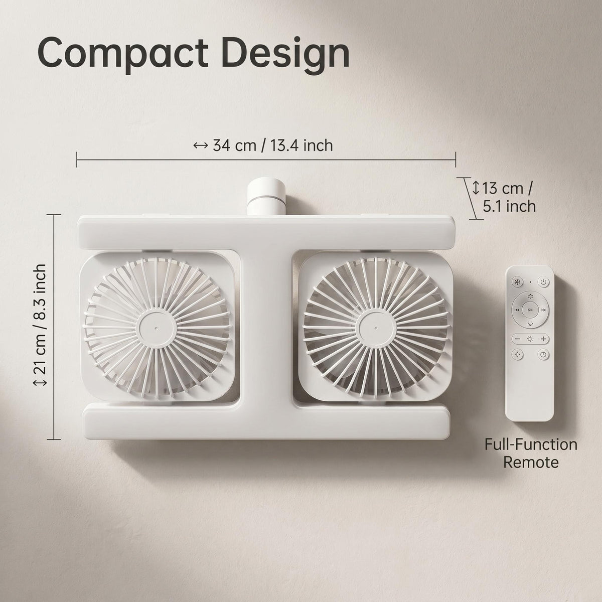 Sodoben LED-stropni ventilator z lučjo 2 v 1 – z daljinskim upravljalnikom ❄️💡🌀🏠