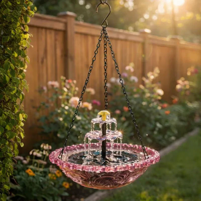 🐦🌧️Krmítko pre vtáky vo vintage štýle s kúpeľkou - možno zavesiť kamkoľvek, ľahko sa plní. Priláka drozdy a modrinky. Ideálne pre milovníkov prírody. 🏡✨