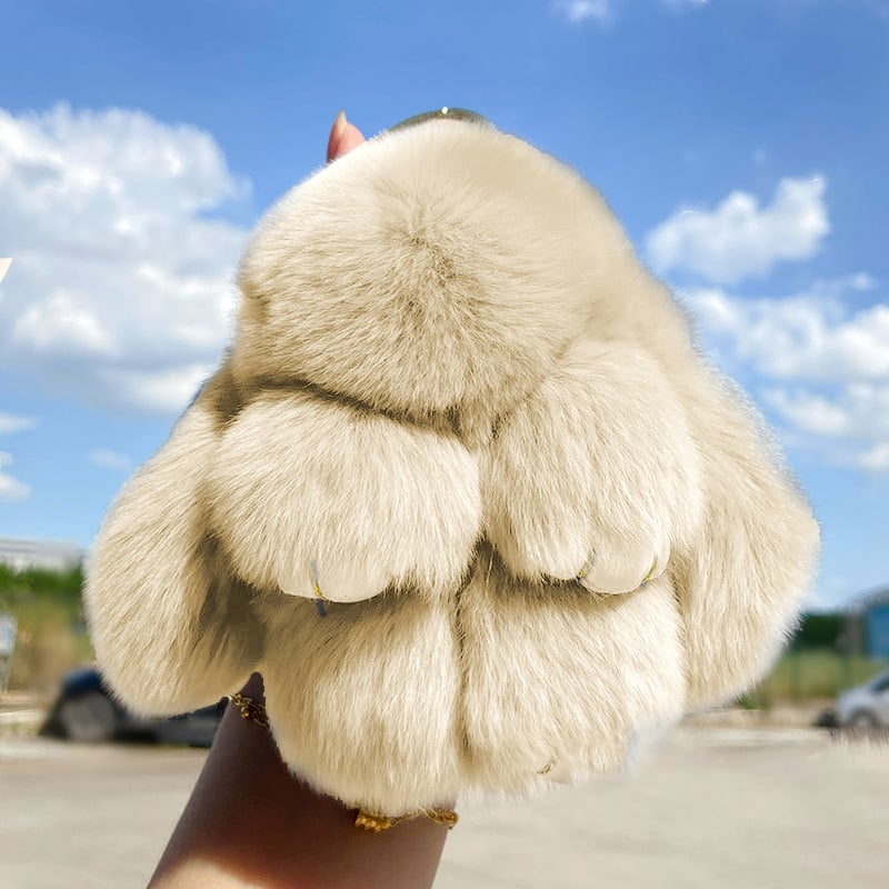 🐰 Ručne vyrábané mäkké zajačie bambulkové ozdoby