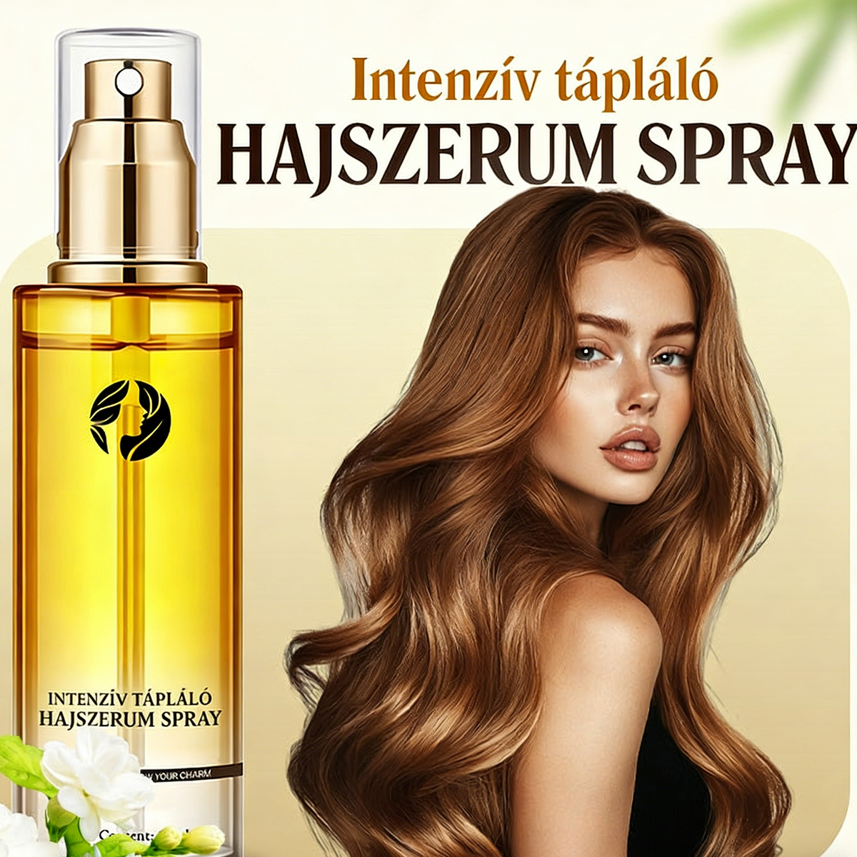 💁‍♀️✨Vlasový olej-sérum v spreji pre kučeravé vlasy ✨💆‍♀️Ľahký 3v1 ošetrujúci sprej
