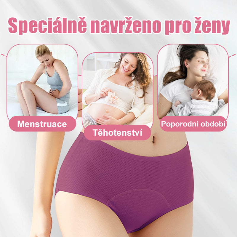 ✨New 2026 nepriepustné nohavičky s vysokým pásom (3 prúžky v jednom balení)
