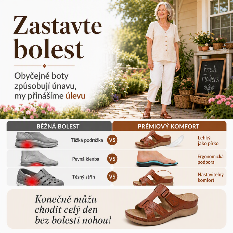 ⏳Letný výpredaj: 49% zľava💥Prémiové kožené sandále pre ženy👡✨