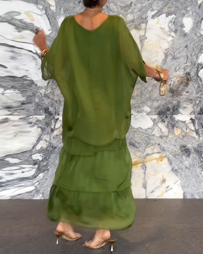 💃 Voľné šaty v umeleckom štýle