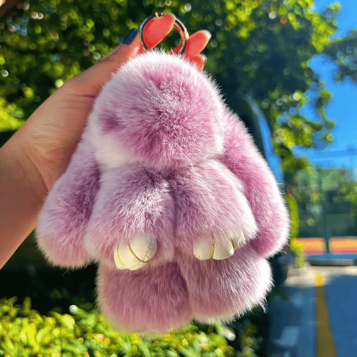 🐰 Ručne vyrábané mäkké zajačie bambulkové ozdoby