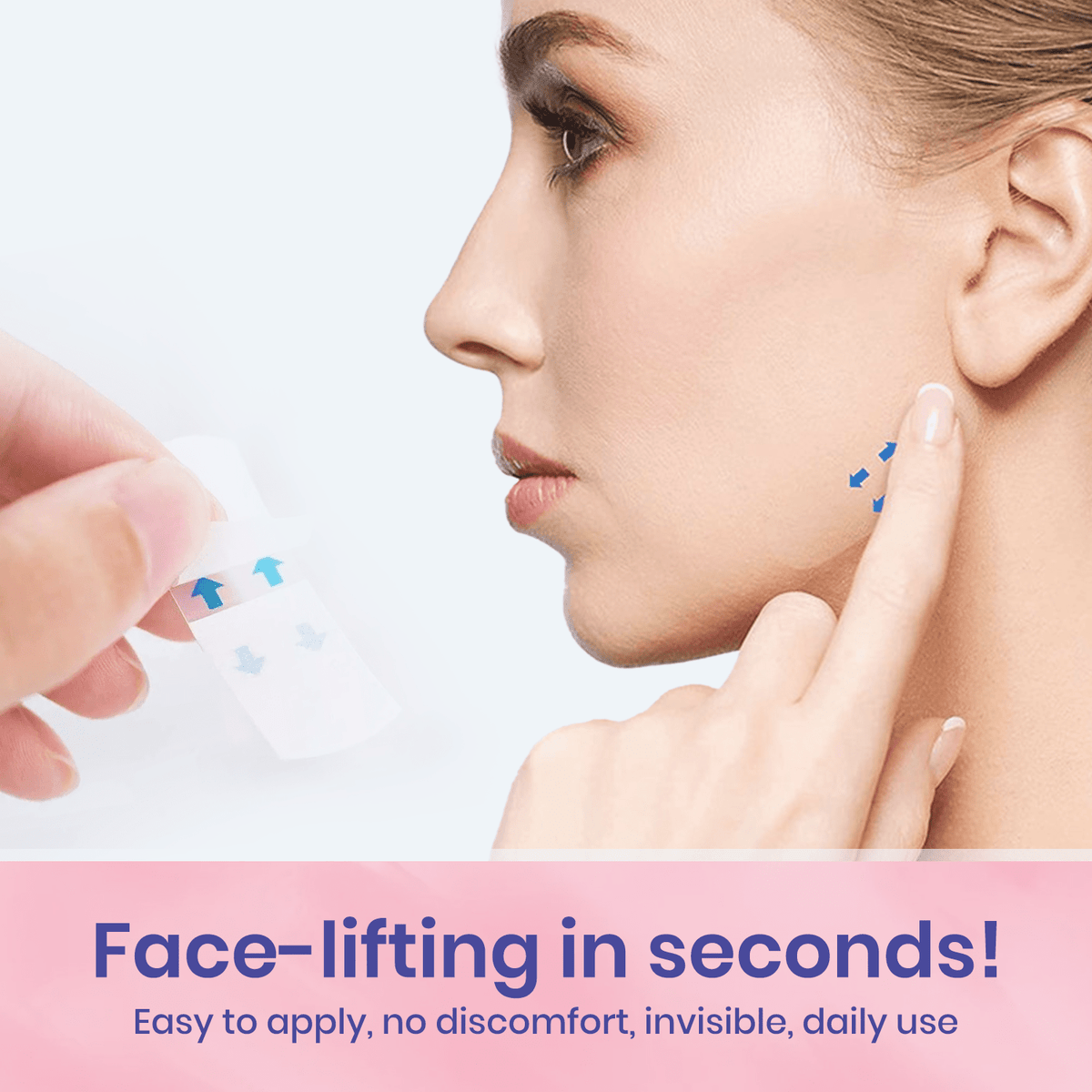 💖🎁Posledný deň so zľavou 50 % – neviditeľná lepiaca páska Aweiya™ V-Face Lifting