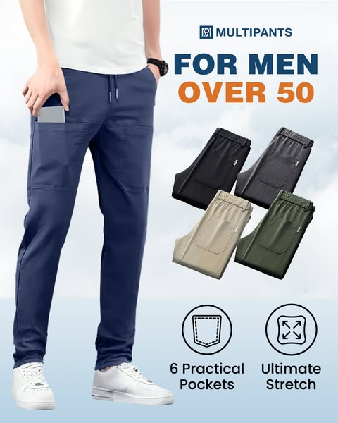🔥Posledný deň výpredaja 50% ZĽAVA🥰MultiPants – Strečové odolné cargo nohavice s viacerými vreckami