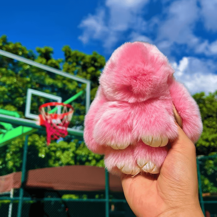🐰 Ručne vyrábané mäkké zajačie bambulkové ozdoby