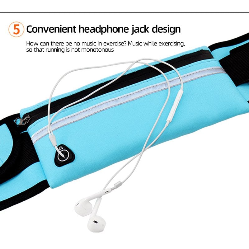 Športové vybavenie 💥 Flexibilná outdoorová športová bedrová taška