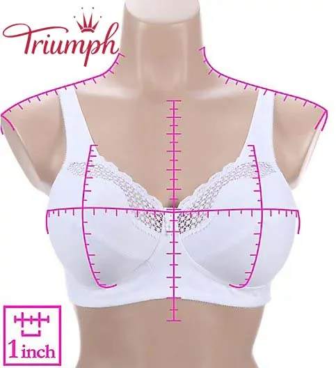 Triumph - Unikátne tvarovaná bavlnená podprsenka bez kostíc (4 kusy)