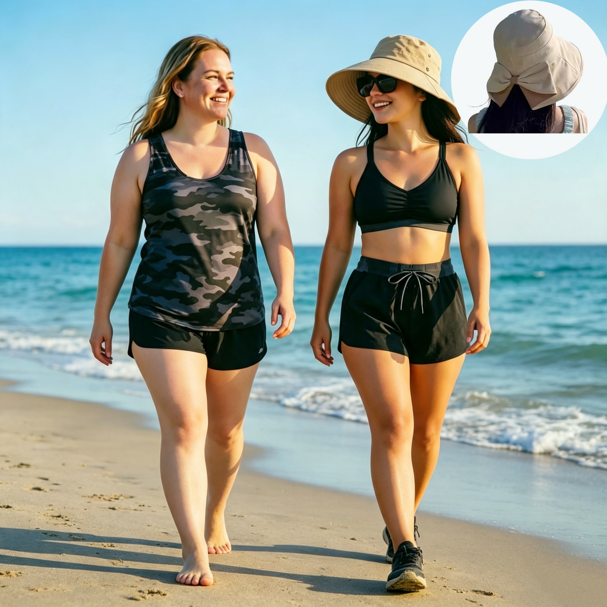 🔥✨ PRODANIH V NAD 50.000 IZVODIH! 🎁Ženski tridelni komplet kopalk tankini s kratkimi hlačami