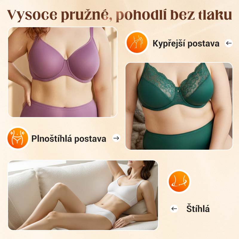 Ultra-tenká chladiaca modelujúca bielizeň s kontrolou brucha
