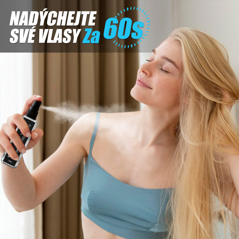 Prírodný sprej na zahusťovanie vlasov s rastlinnými proteínmi