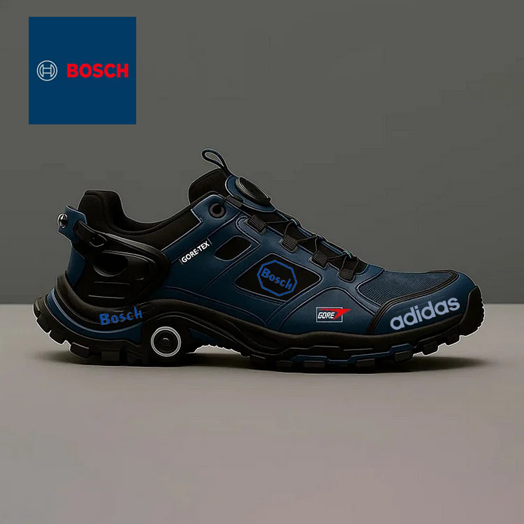 @bosh a adidas spolupracujú na vývoji nepremokavej a protišmykovej turistickej obuvi pre mužov.