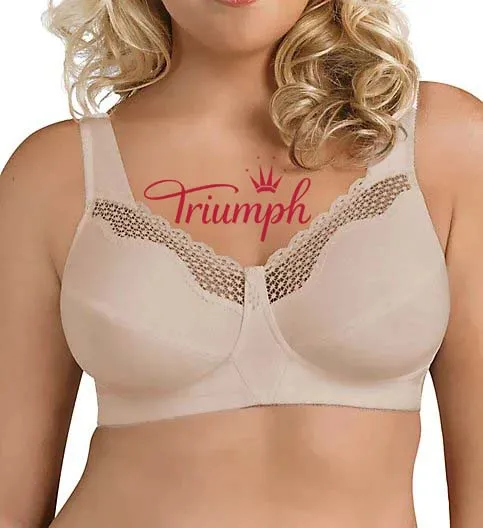 Triumph - Unikátne tvarovaná bavlnená podprsenka bez kostíc (4 kusy)