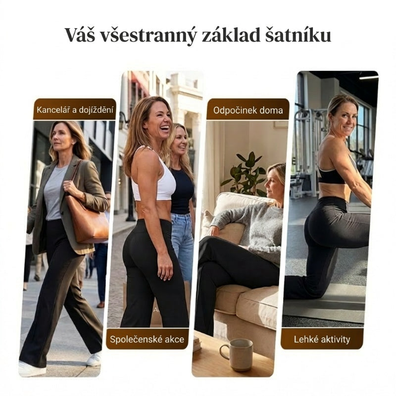 💕Dámske ležérne nohavice s vysokým pásom a širokými nohavicami