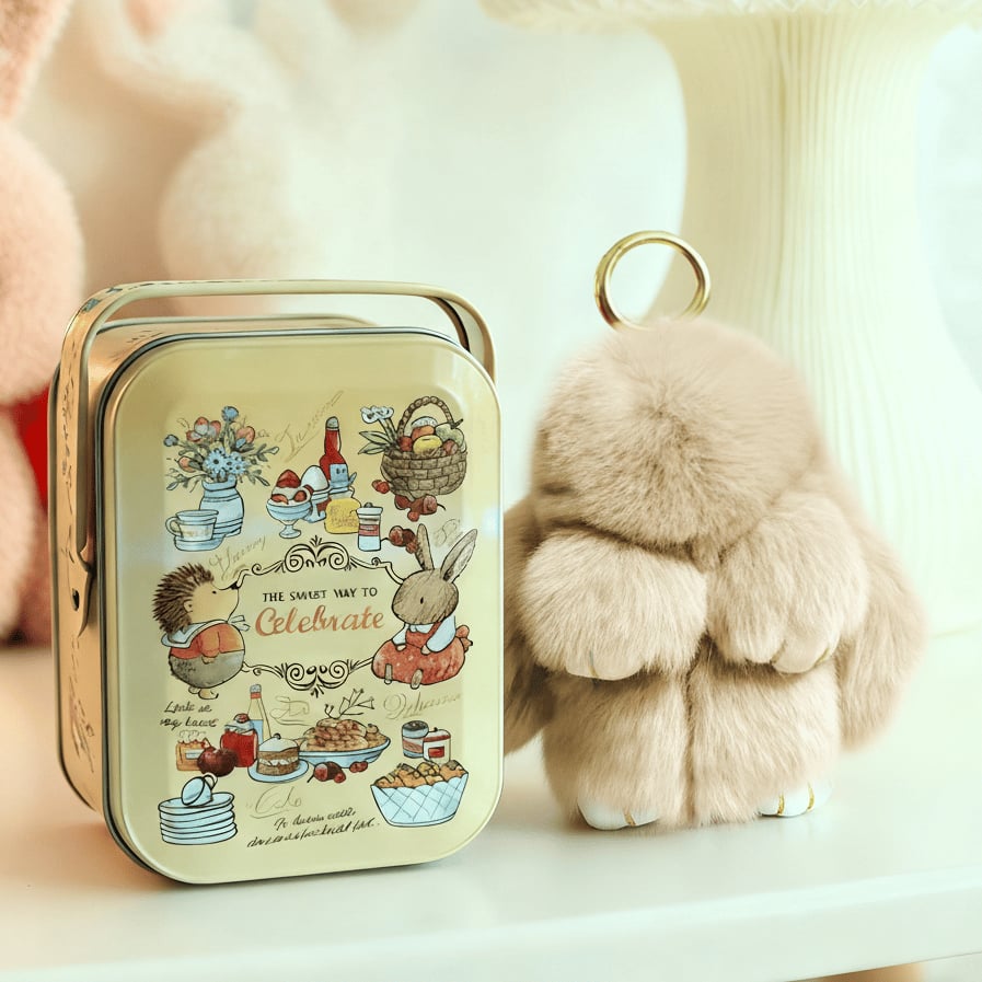 🐰 Ručne vyrábané mäkké zajačie bambulkové ozdoby