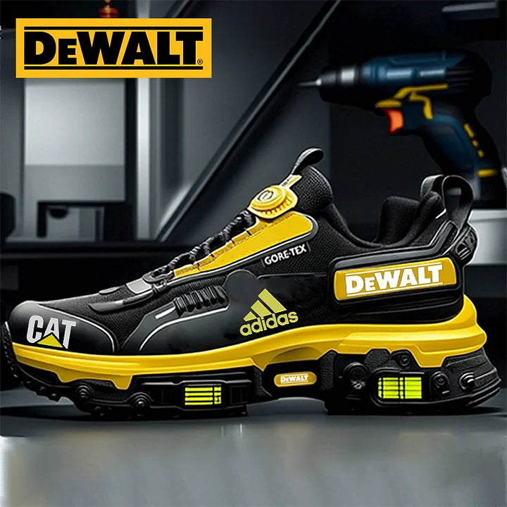 DEWALT® a CAT spolupracujú s adidasom na vytvorení limitovanej edície pánskych pracovných a outdoorových topánok