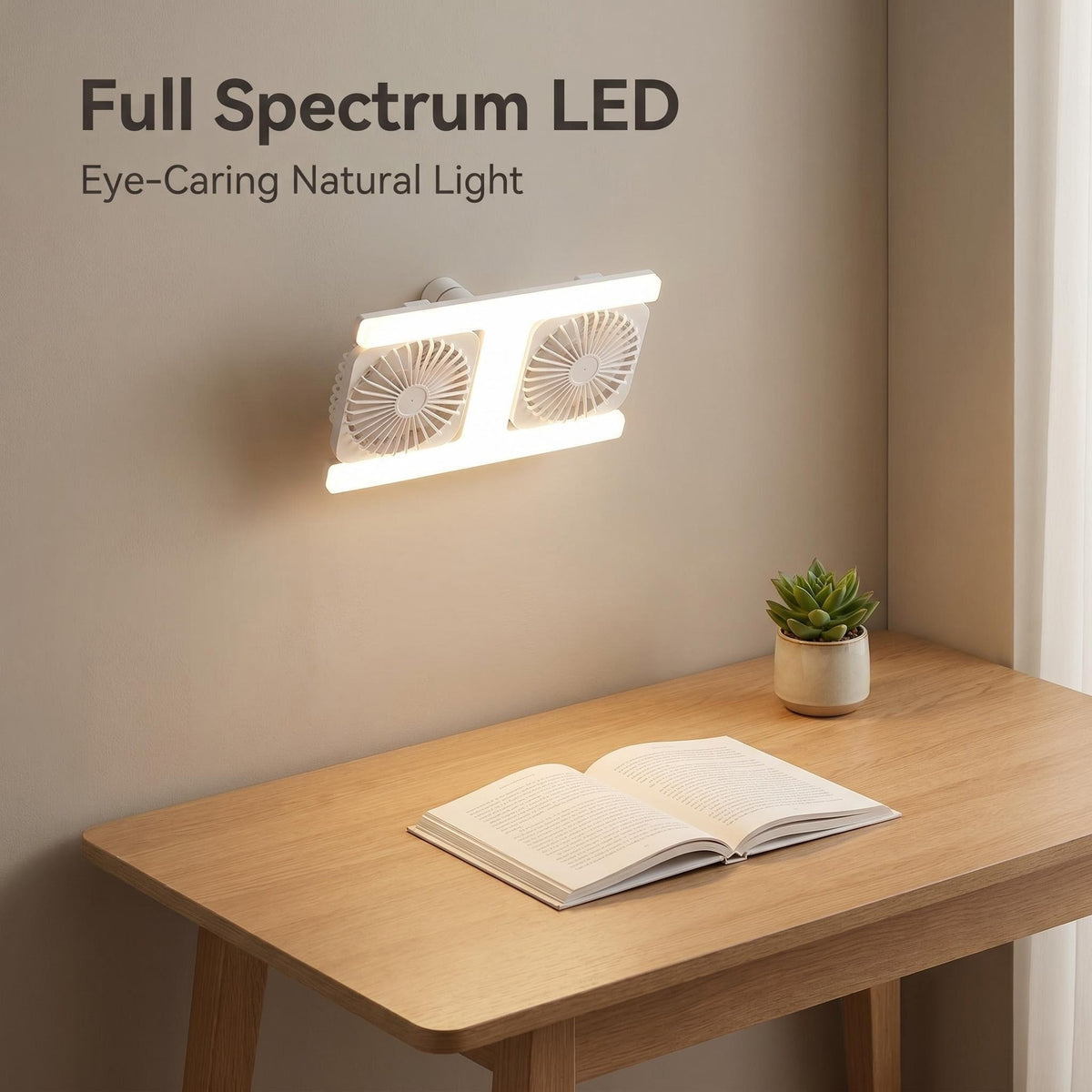 Sodoben LED-stropni ventilator z lučjo 2 v 1 – z daljinskim upravljalnikom ❄️💡🌀🏠