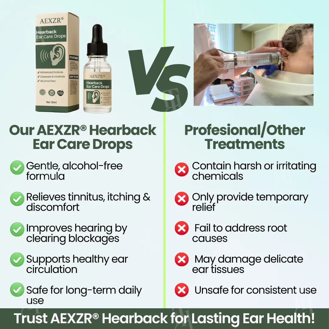 【🎁📿Ružový náhrdelník zadarmo🎁】🌿AEXZR® Hearback kvapky na starostlivosť o uši