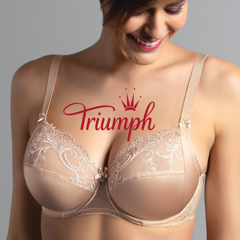 Triumph - (3 τεμάχια) Σουτιέν από μετάξι με μπανέλα για άνετη εφαρμογή