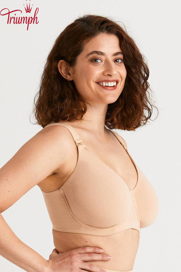 Triumph - (4 szt.) Biustonosz bawełniany na fiszbinach