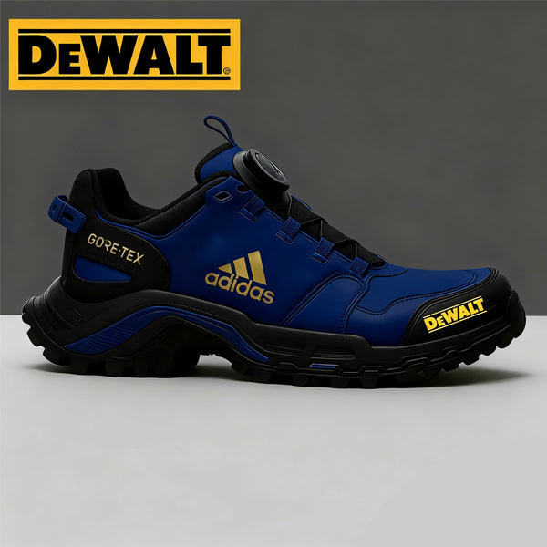 Vodoodporna obutev Adidas® in DEWALT je odlična izbira za delo in naravo.