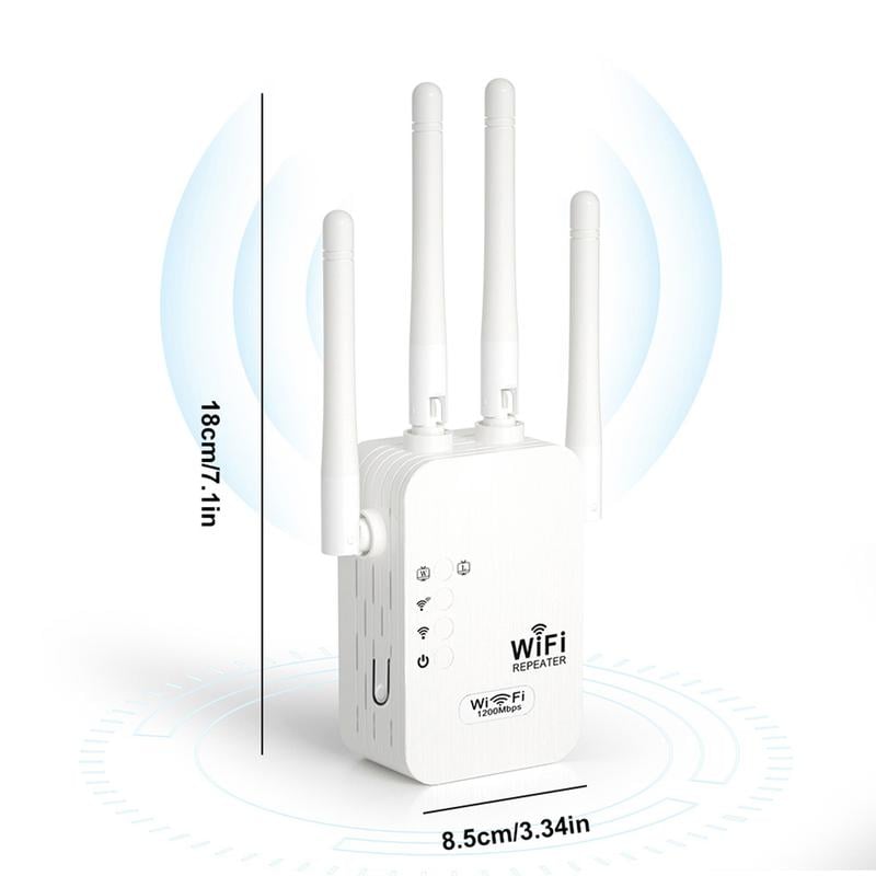 🔥Horúca ponuka 2026 🎁1200 Mbps dvojpásmový WiFi extender (5 GHz/2,4 GHz) s pokrytím 935 metrov štvorcových a 50 zariadení