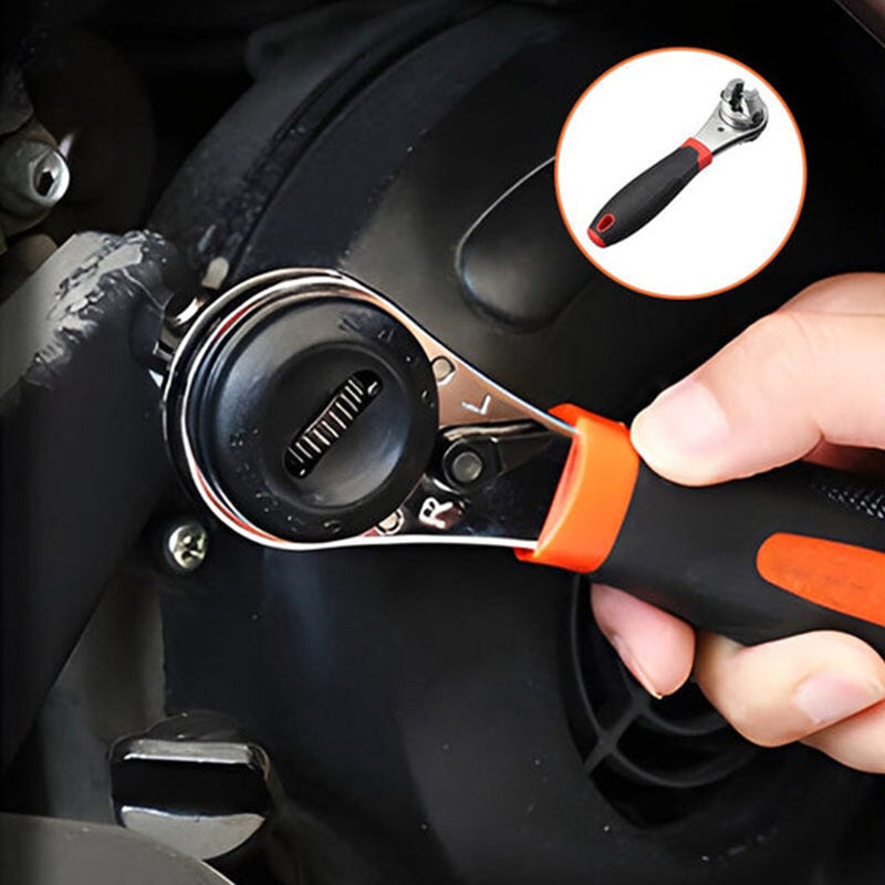 🔧Sada nastaviteľných kľúčov s račňovým mechanizmom pre skrutky s priemerom 6–22 mm
