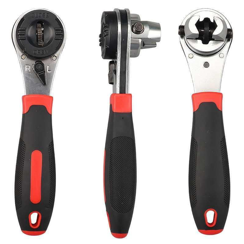 🔧Sada nastaviteľných kľúčov s račňovým mechanizmom pre skrutky s priemerom 6–22 mm