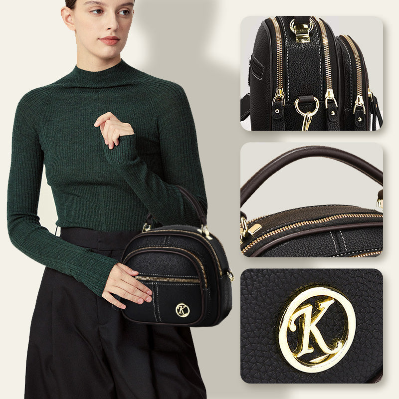 👜 Klasická multifunkčná taška PU kože Crossbody
