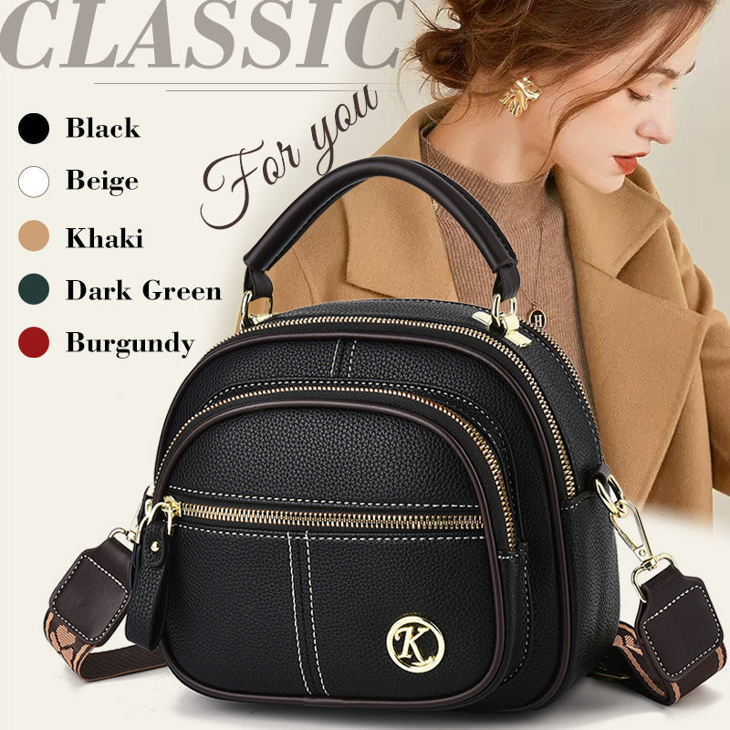 👜 Klasická multifunkčná taška PU kože Crossbody