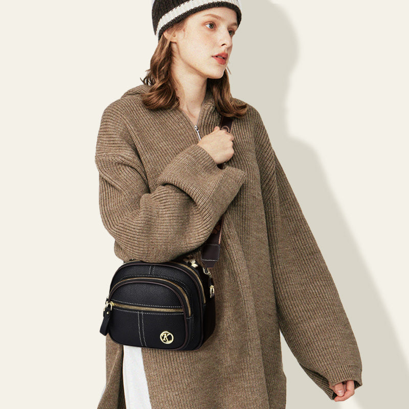 👜 Klasická multifunkčná taška PU kože Crossbody