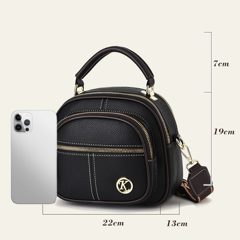 👜 Klasická multifunkčná taška PU kože Crossbody