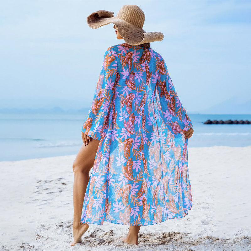 🏖️🌸Sexi trojdielne plavky pre ženy s kvetinovou potlačou👙