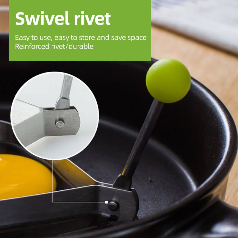 🍳 20226 Nové, kreativní formy na vajíčka a dorty z nerezové oceli