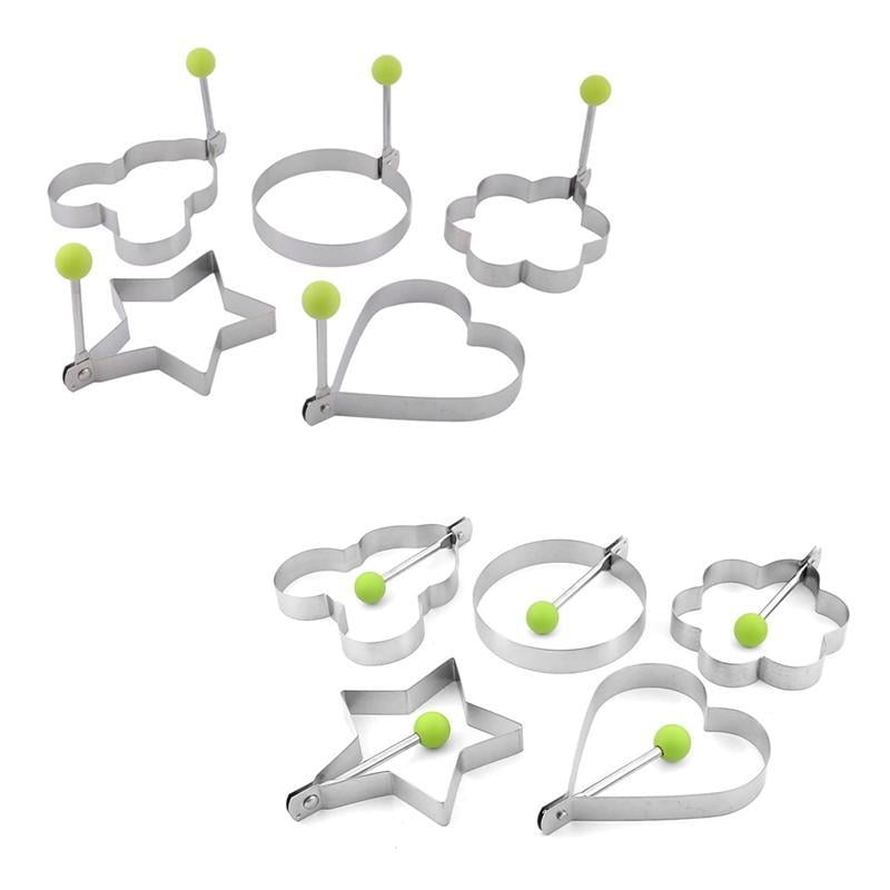 🍳 20226 Nové, kreativní formy na vajíčka a dorty z nerezové oceli
