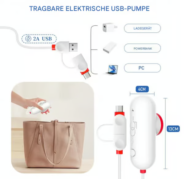 🔥 USB elektrický vákuový kompresný vak ✨