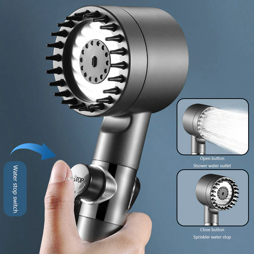 🚿✨Multifunkčná vysokotlaková sprchová hlavica