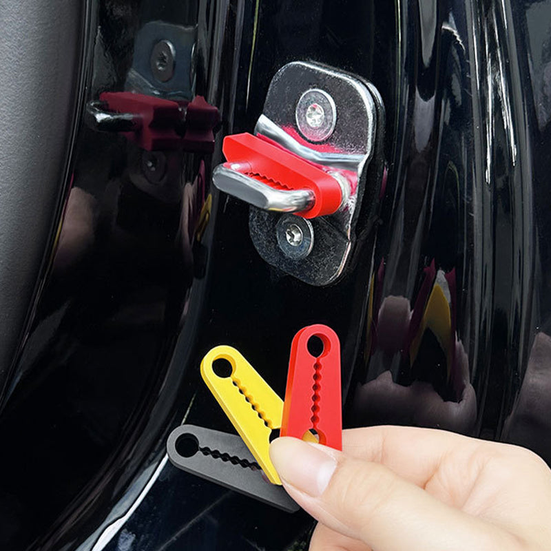 🚗Silikónové tlmiace podložky pre automobilové dverné zámky pre tiché zatváranie✨