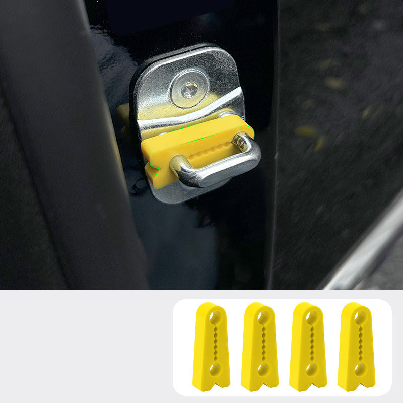 🚗Silikónové tlmiace podložky pre automobilové dverné zámky pre tiché zatváranie✨