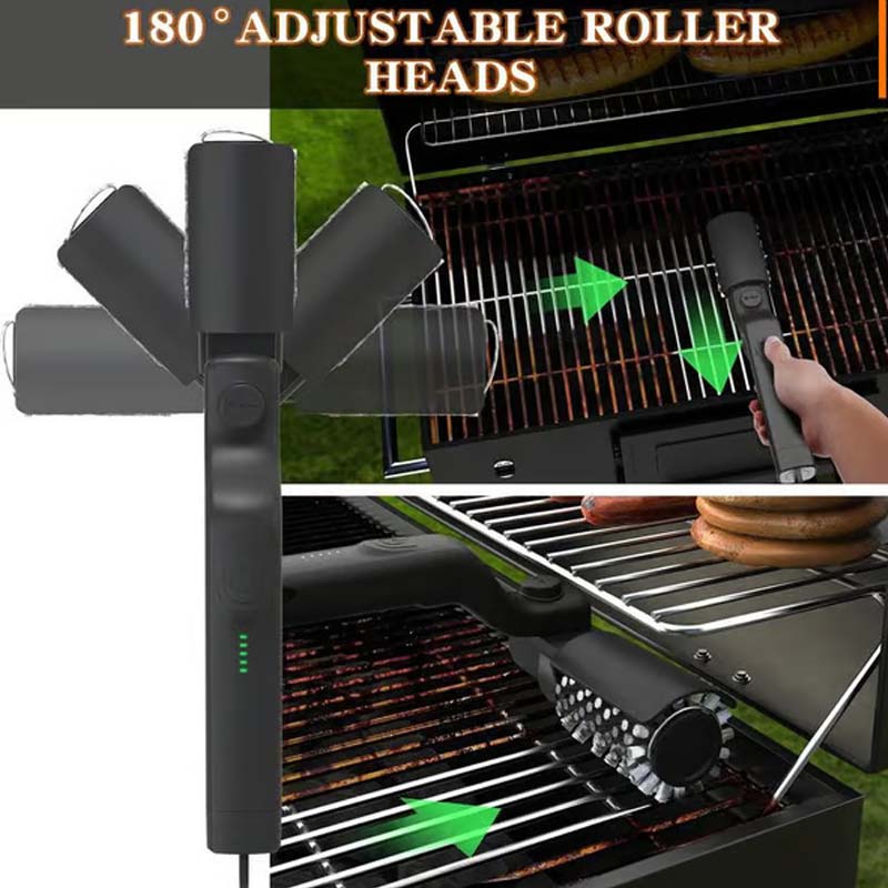 🧼 Bezdrôtová Elektrická Kefa na Čistenie BBQ Grilu 🔥🍖