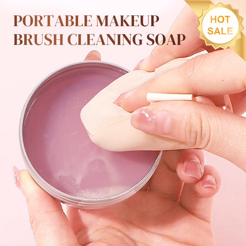 🧼 Prenosné mydlo na štetce – Hĺbkové čistenie, šetrné k vláknu 🖌️✨