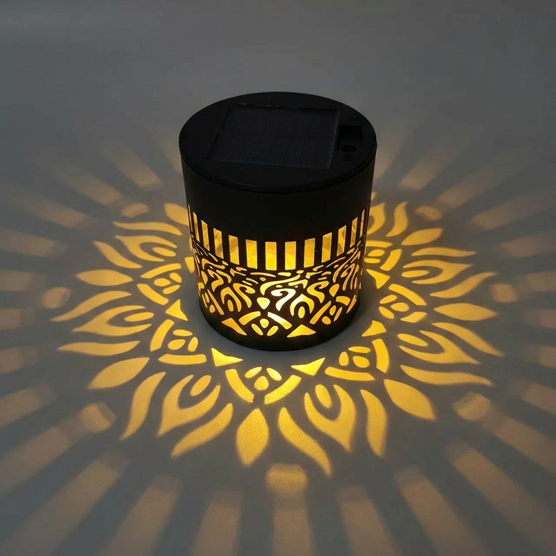☀️ Solárna mandala lampa na záhradu a terasu - 2v1: stojaca lampa a nástenná lampa✨🏡