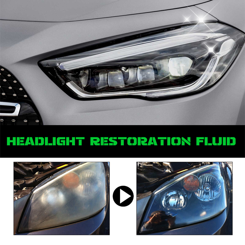 🚗【Renovácia svetlometov】— Okamžite sa utiera, staré svetlomety privádza do nového stavu ✨🔦