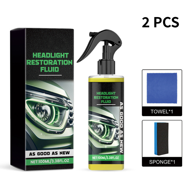 🚗【Renovácia svetlometov】— Okamžite sa utiera, staré svetlomety privádza do nového stavu ✨🔦