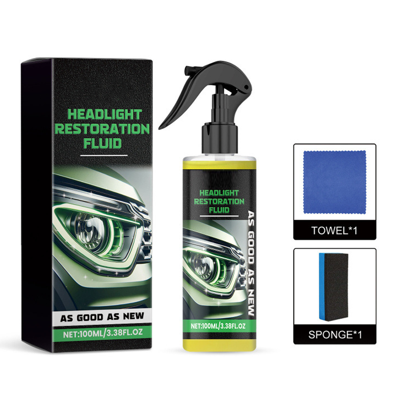 🚗【Renovácia svetlometov】— Okamžite sa utiera, staré svetlomety privádza do nového stavu ✨🔦